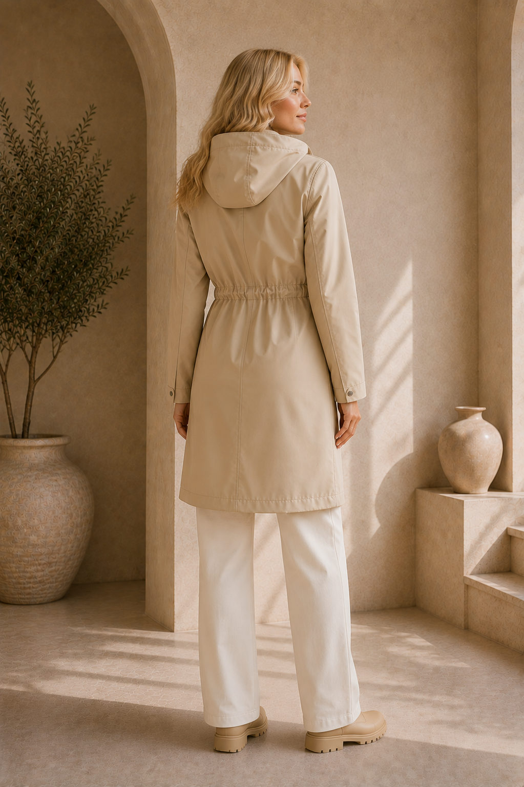Women's Turn-Down Collar Long Sleeve Jacket