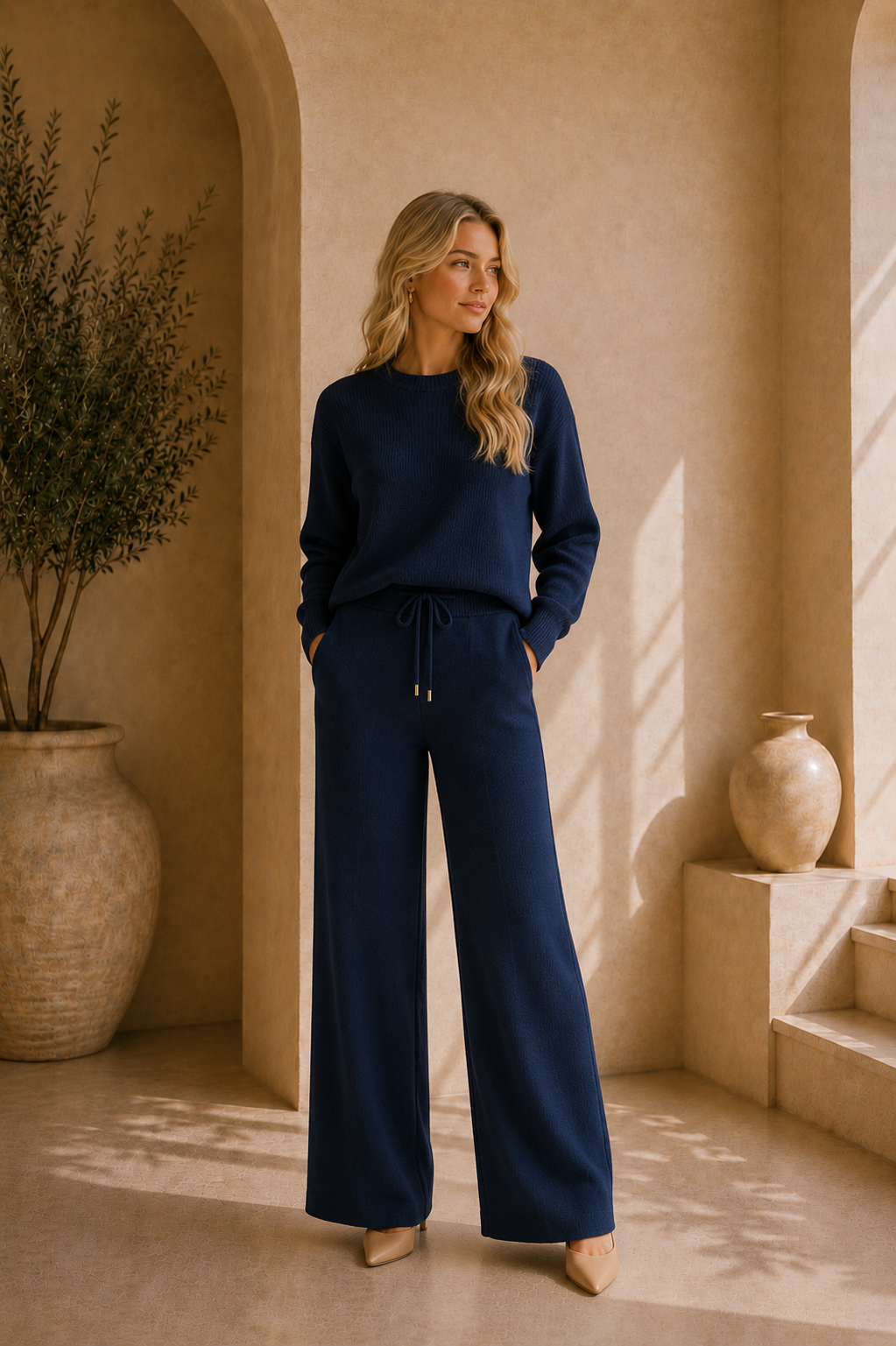 Women's Relaxed Fit Long Sleeve Co-ord Set