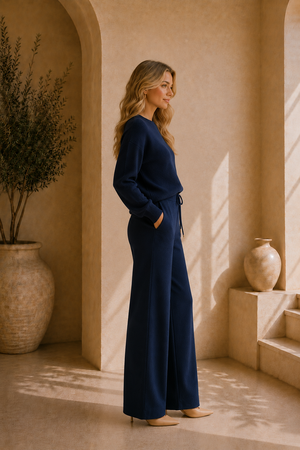 Women's Relaxed Fit Long Sleeve Co-ord Set